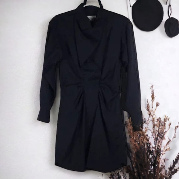 Isabel Marant Etoile Grey Valentine 100% Cotton Dress Size XS - Picture 8 of 16